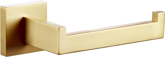 KOKOSIRI Gold Toilet Paper Holder Toilet Roll Holder for Bathroom Kitchen Washroom T-304 Stainless Steel Wall Mounted. Gold Finish. B2003BG